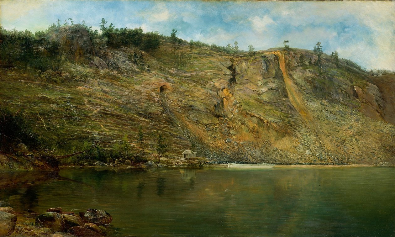 Železný důl, Port Henry, New York od Homer Dodge Martin