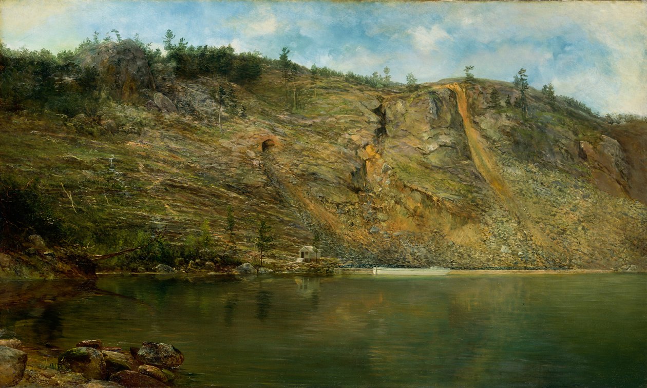 Železný důl, Port Henry, New York, ca. 1862. od Homer Dodge Martin