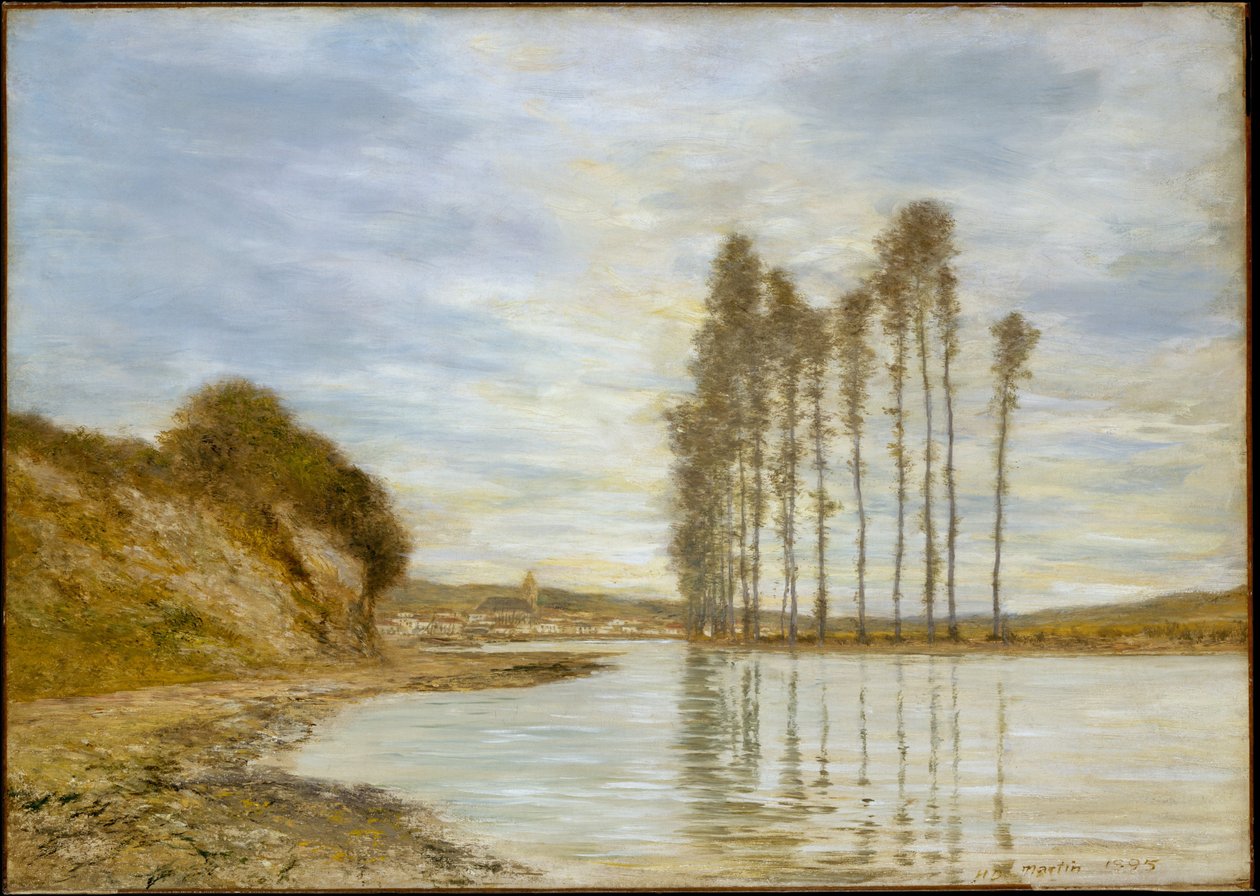 Pohled na Seinu: Harfa větrů od Homer Dodge Martin