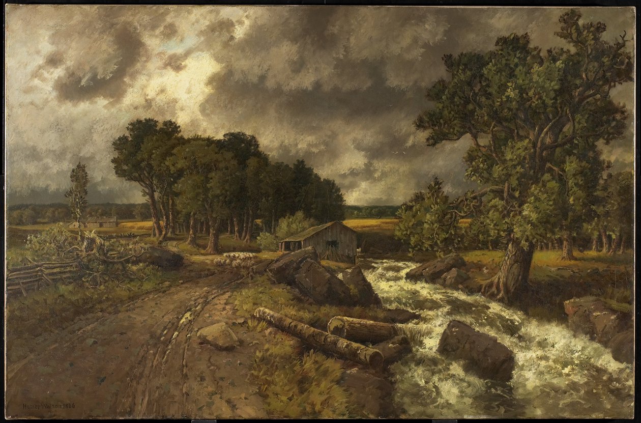 Starý mlýn, 1886 od Homer Watson