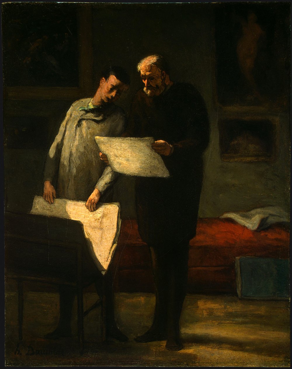 Rada mladému umělci od Honoré Daumier