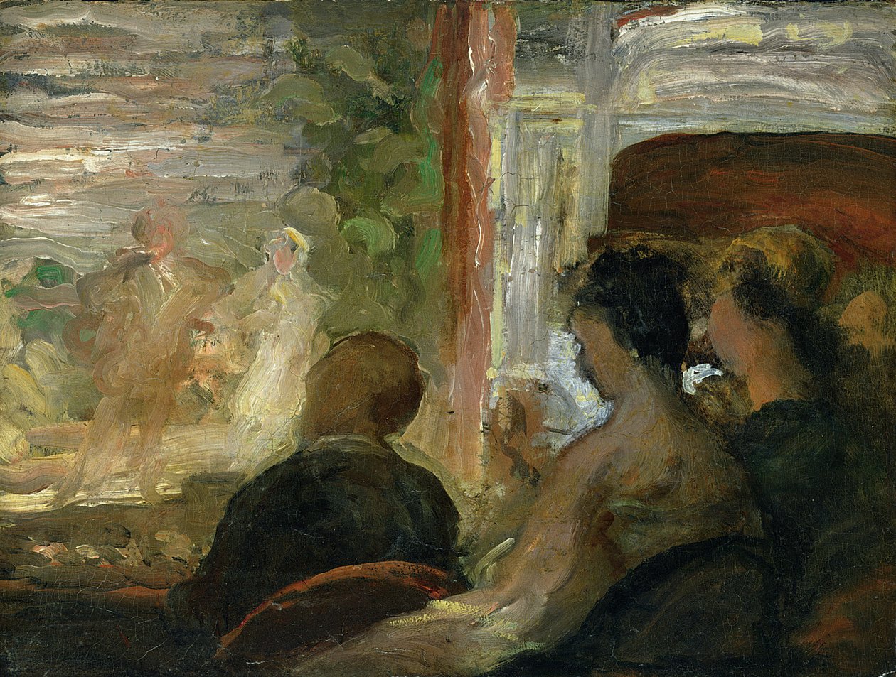 Lóže v divadle, cca 1865-70 od Honoré Daumier