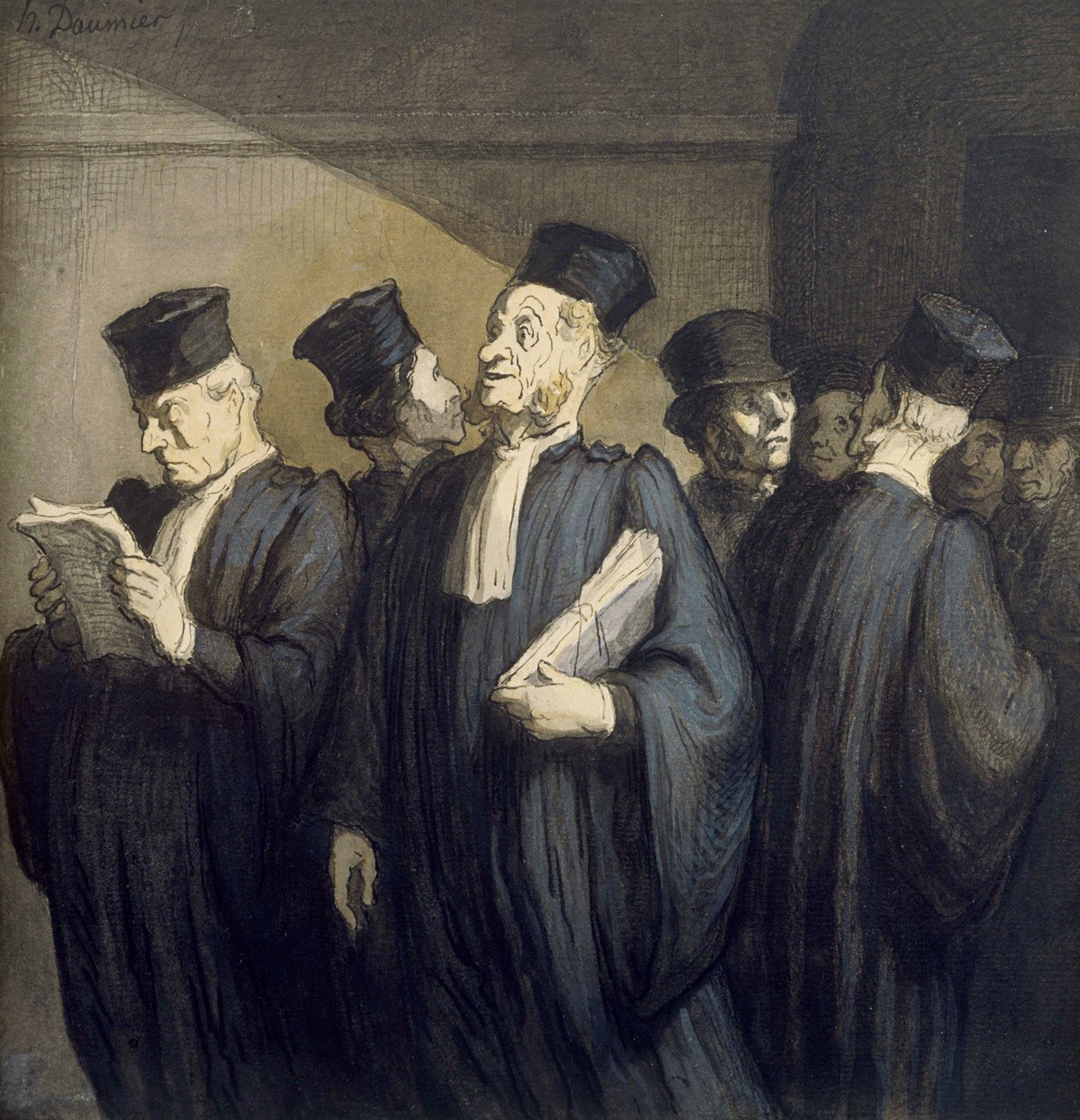 Před slyšením od Honoré Daumier