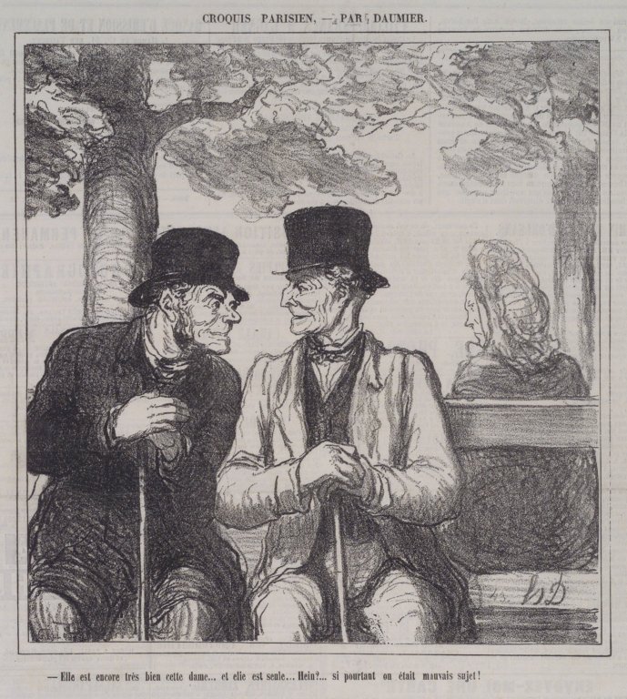 Je stále velmi dobrá, tato dáma ... od Honoré Daumier