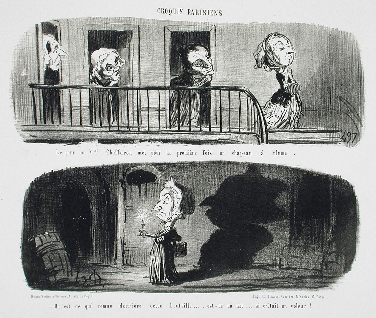 Den, kdy paní Chaffaron položí ... od Honoré Daumier