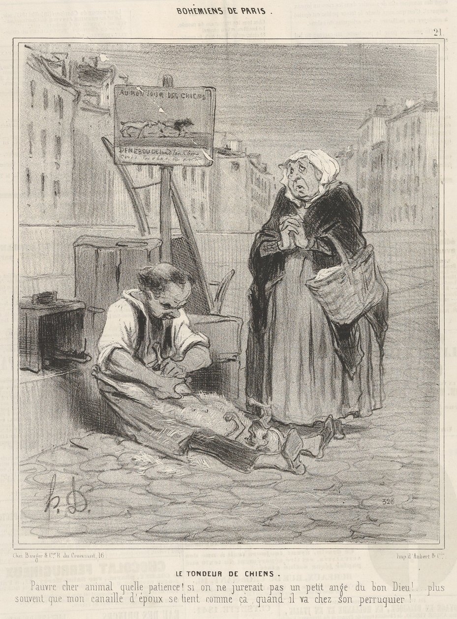 Pes Clipper od Honoré Daumier
