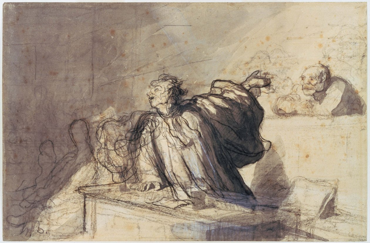 Prosba o obranu od Honoré Daumier