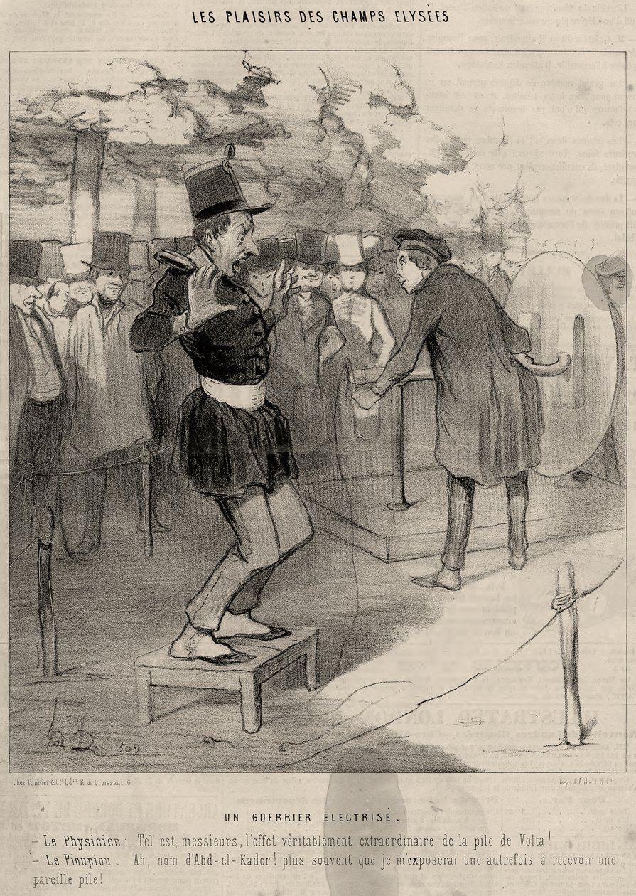 Potěšení Champs Elysées od Honoré Daumier