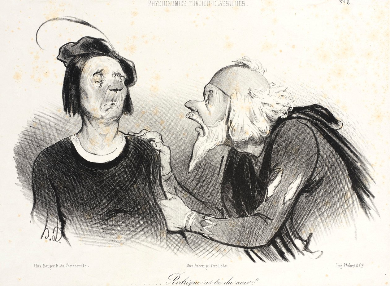 ... Rodrigue, máš srdce ... od Honoré Daumier