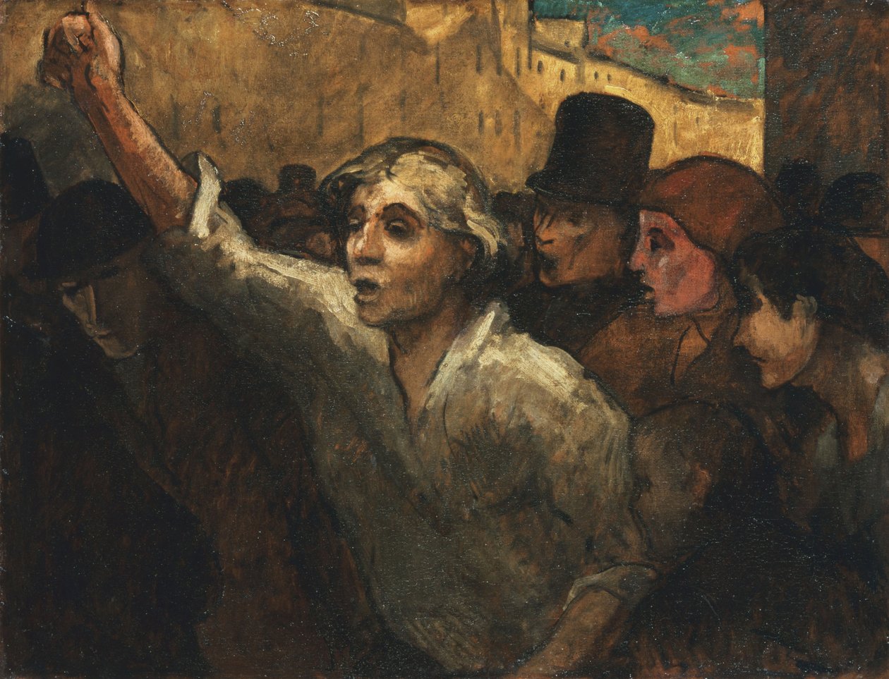 Povstání (LEmeute) od Honoré Daumier