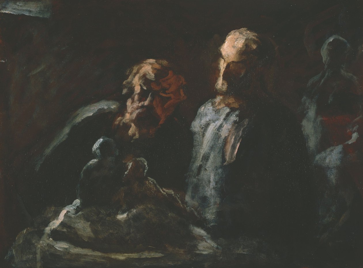 Dva sochaři od Honoré Daumier