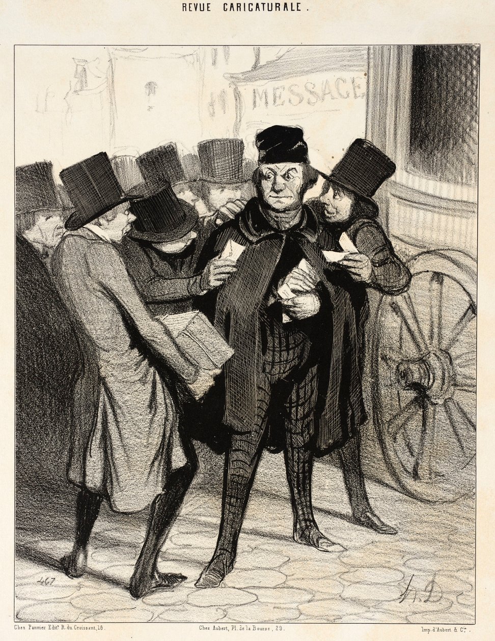 Šťastný výlet do Paříže od Honoré Daumier