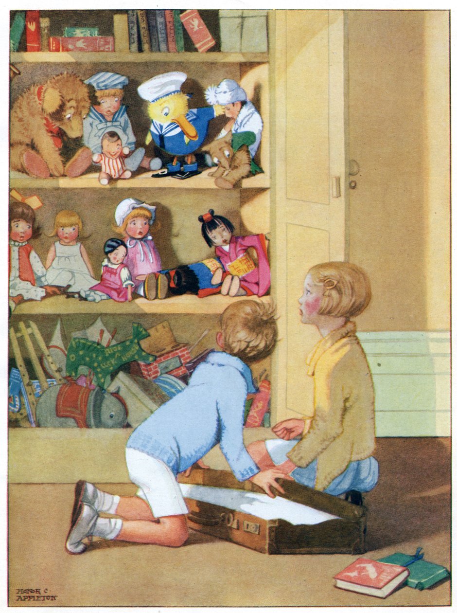 Všichni kromě Charlieho vypadali nešťastně, ilustrace z 