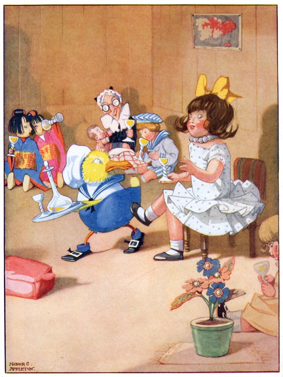 Skoro se bojím, že vypláznul jazyk, ilustrace z 