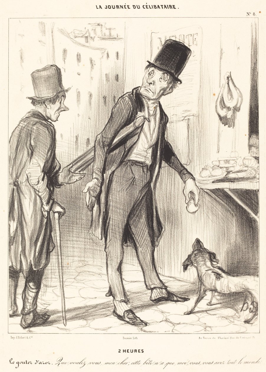 2 hodiny od Honoré Daumier