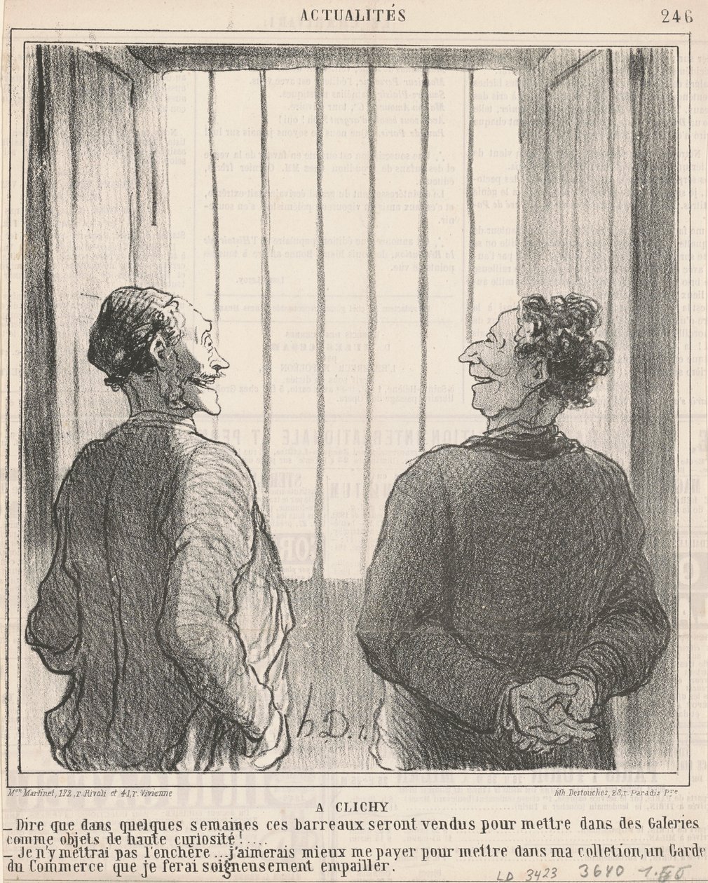 Clichy od Honoré Daumier