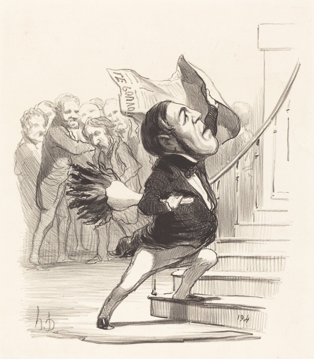 A. Granier de Cassagnac od Honoré Daumier