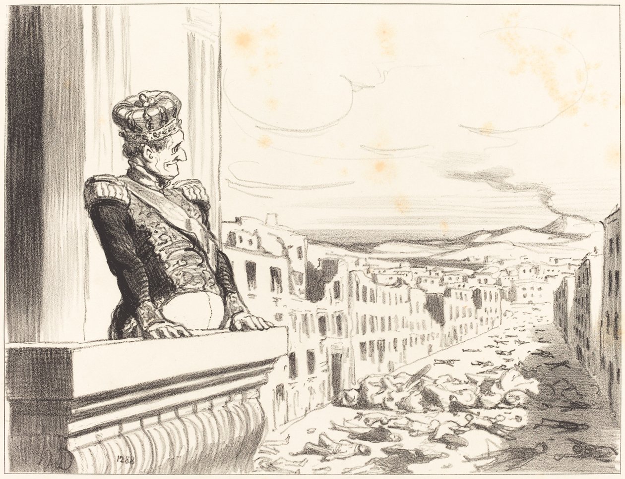 V Neapoli - To nejlepší z králů... (1. deska) od Honoré Daumier