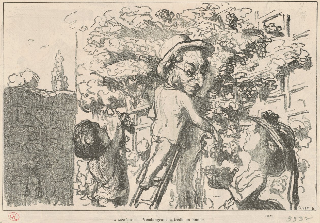 Asniéres od Honoré Daumier
