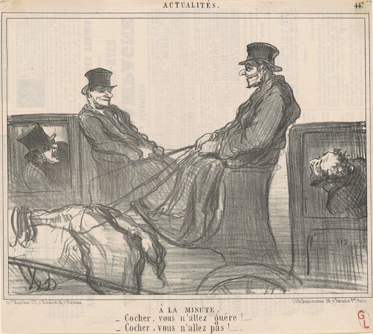 A až minuty od Honoré Daumier