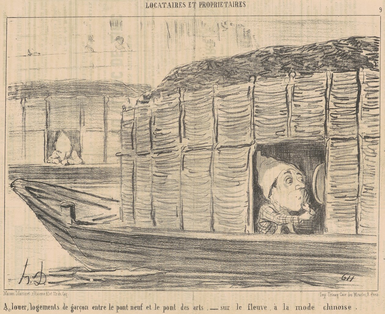 K pronájmu chlapecké ubytování mezi ... od Honoré Daumier
