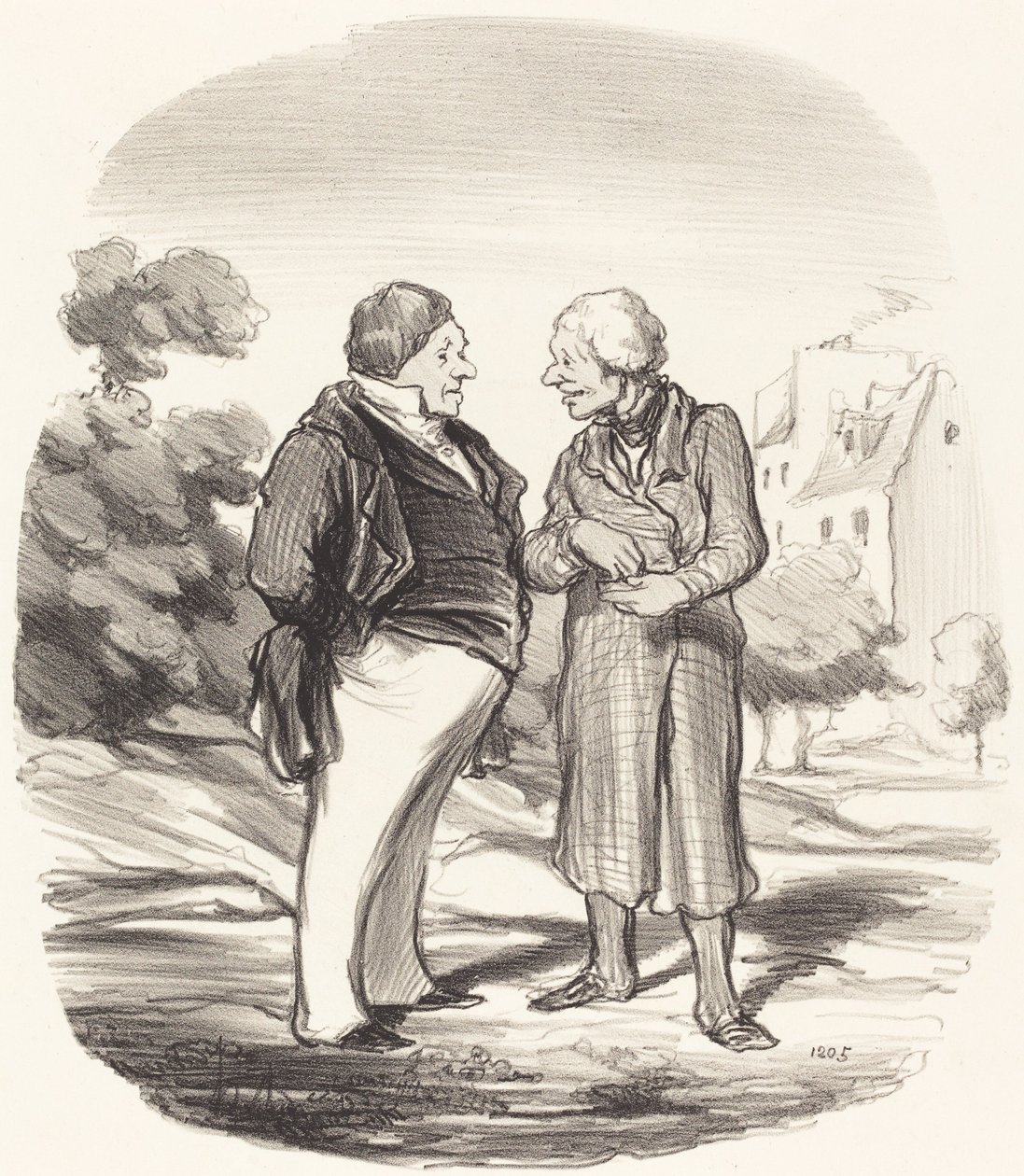 Kalifornští akcionáři od Honoré Daumier