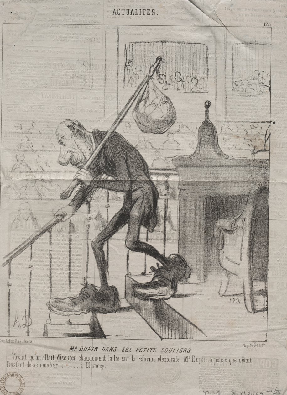 Aktuality (č. 128): Pan Dupin ve svých botičkách od Honoré Daumier