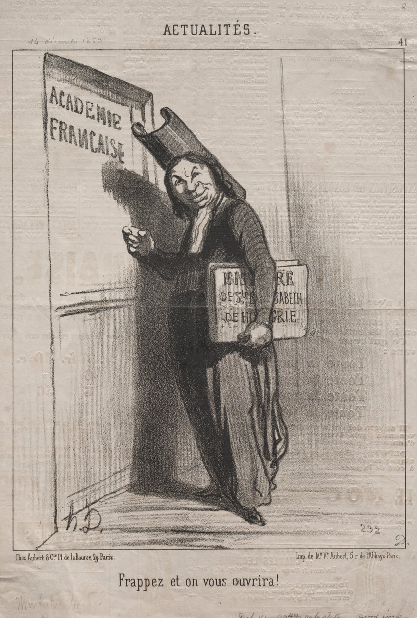 Aktuality (č. 41): Zaklepejte a otevře se vám! od Honoré Daumier