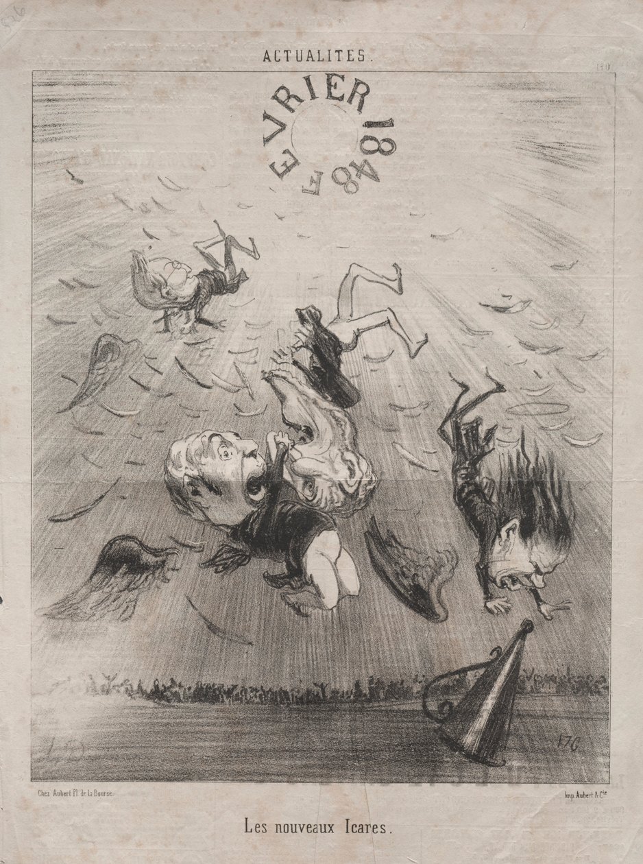 Aktuality č. 140: Nový Ikaros, 1850. od Honoré Daumier