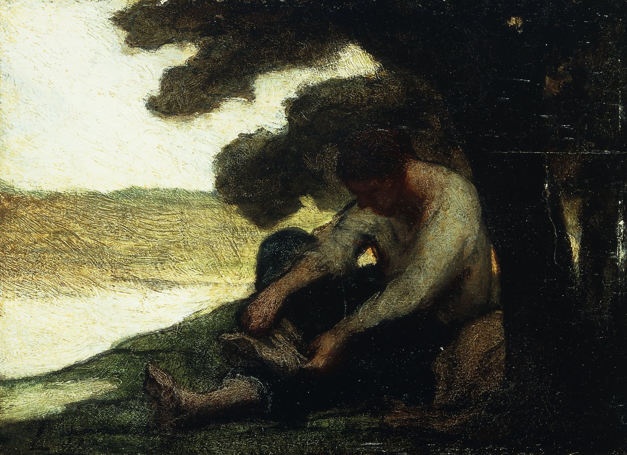 Po plavání; Apres le Bain, kolem roku 1846 od Honoré Daumier