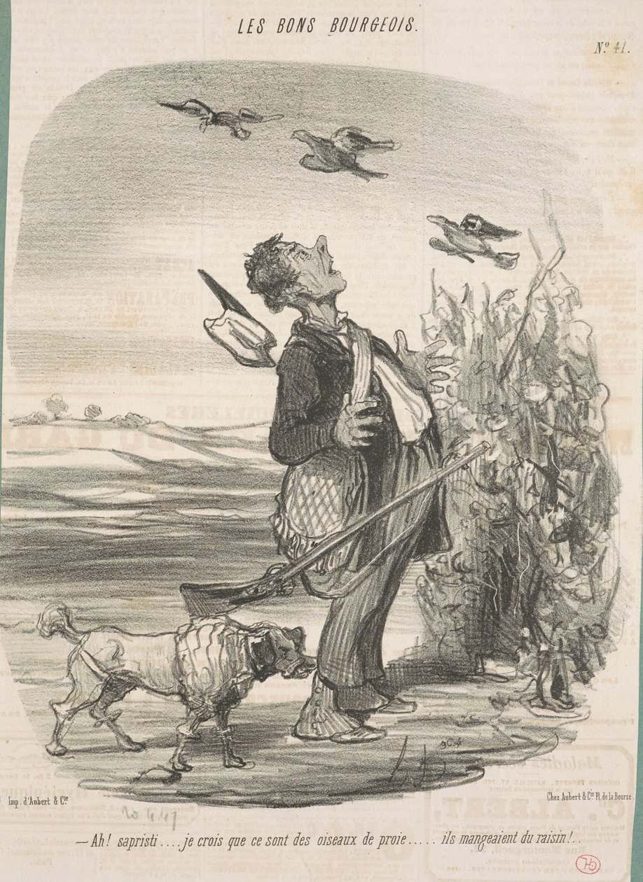 Ach! ...věřím, že jsou to draví ptáci... od Honoré Daumier