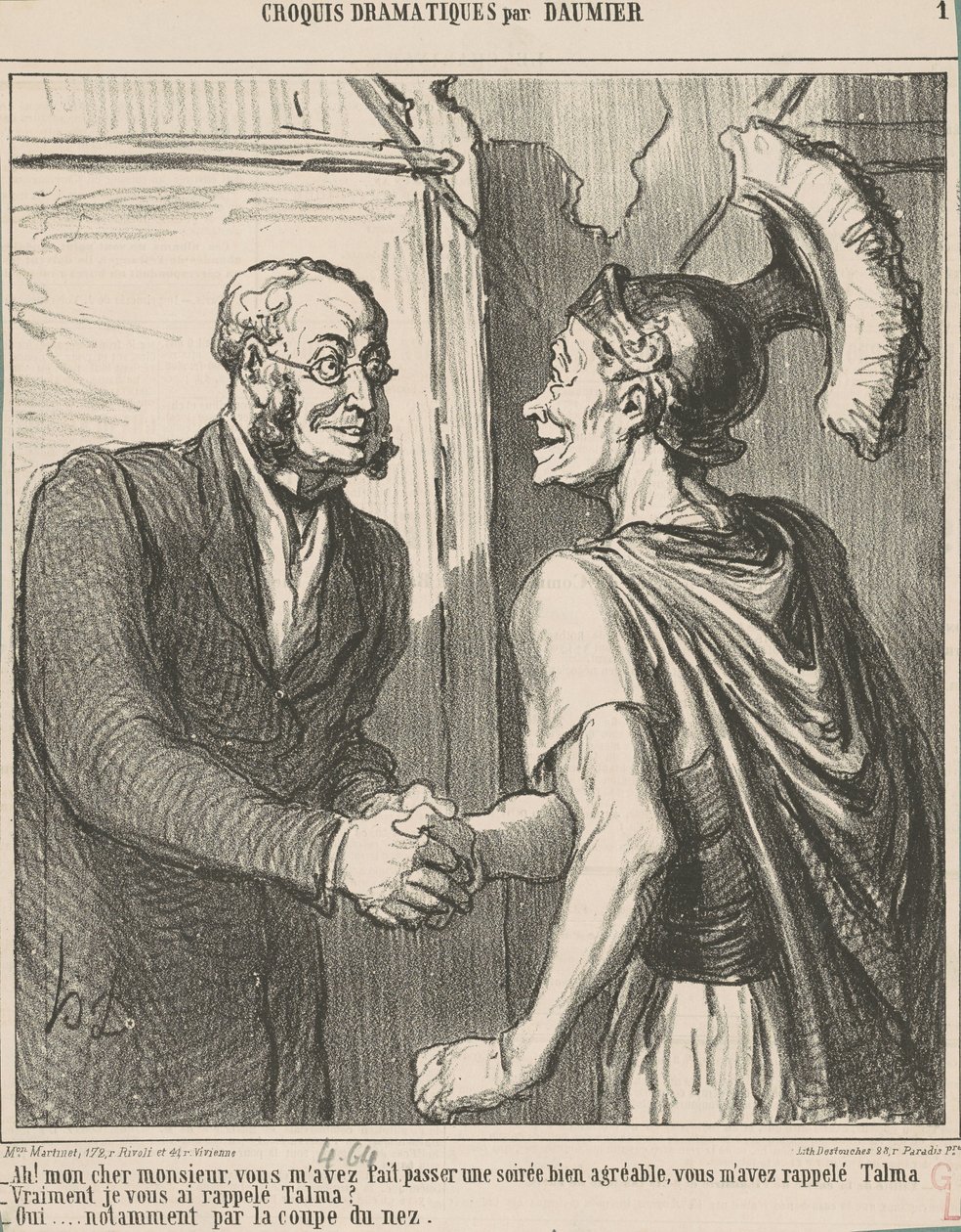 Ach! Můj milý pane, máte mě... od Honoré Daumier