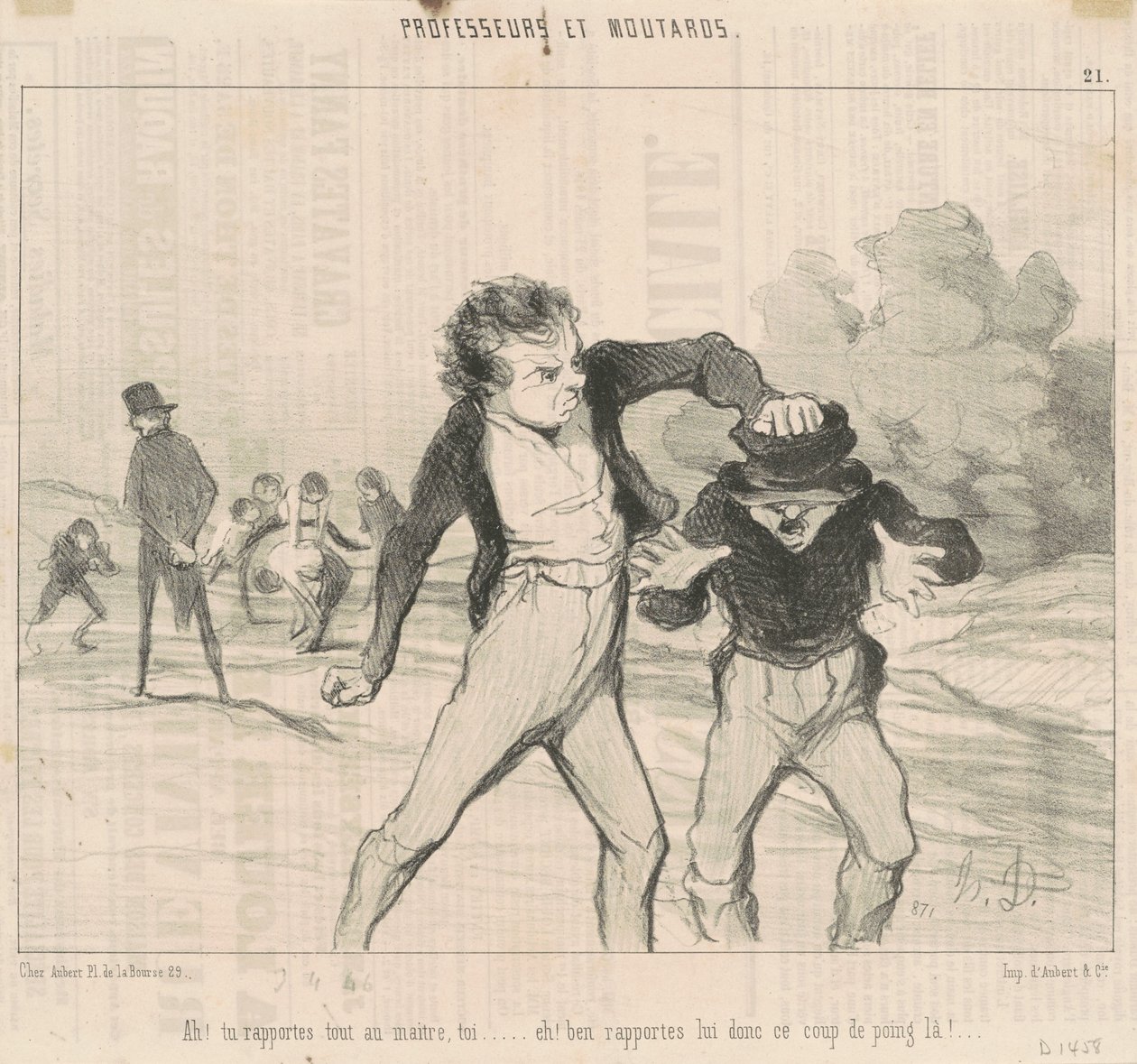 Ach! Vše nahlásíš pánovi... od Honoré Daumier