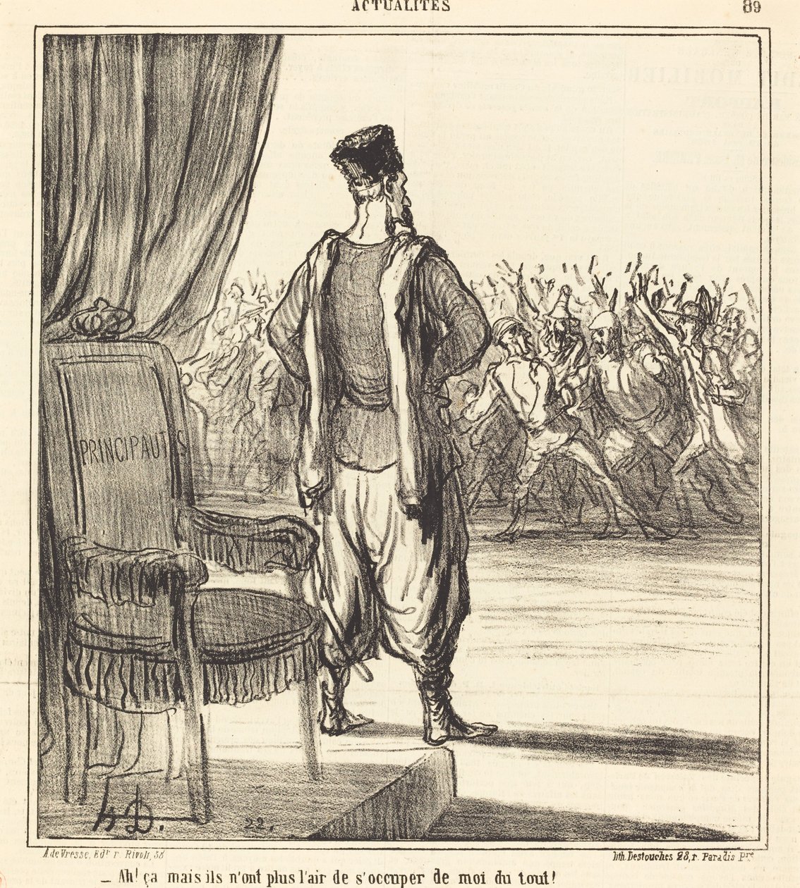 Ach! že... zdá se, že už se o mě nestarají od Honoré Daumier