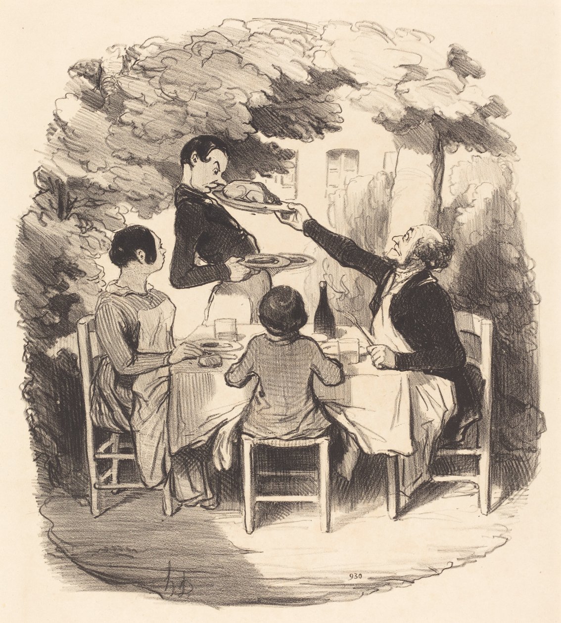 Ach! je to čerstvé... ale ty ne, chlapče... od Honoré Daumier