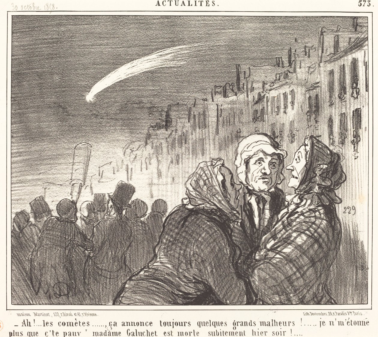 Ach!... ty komety... od Honoré Daumier
