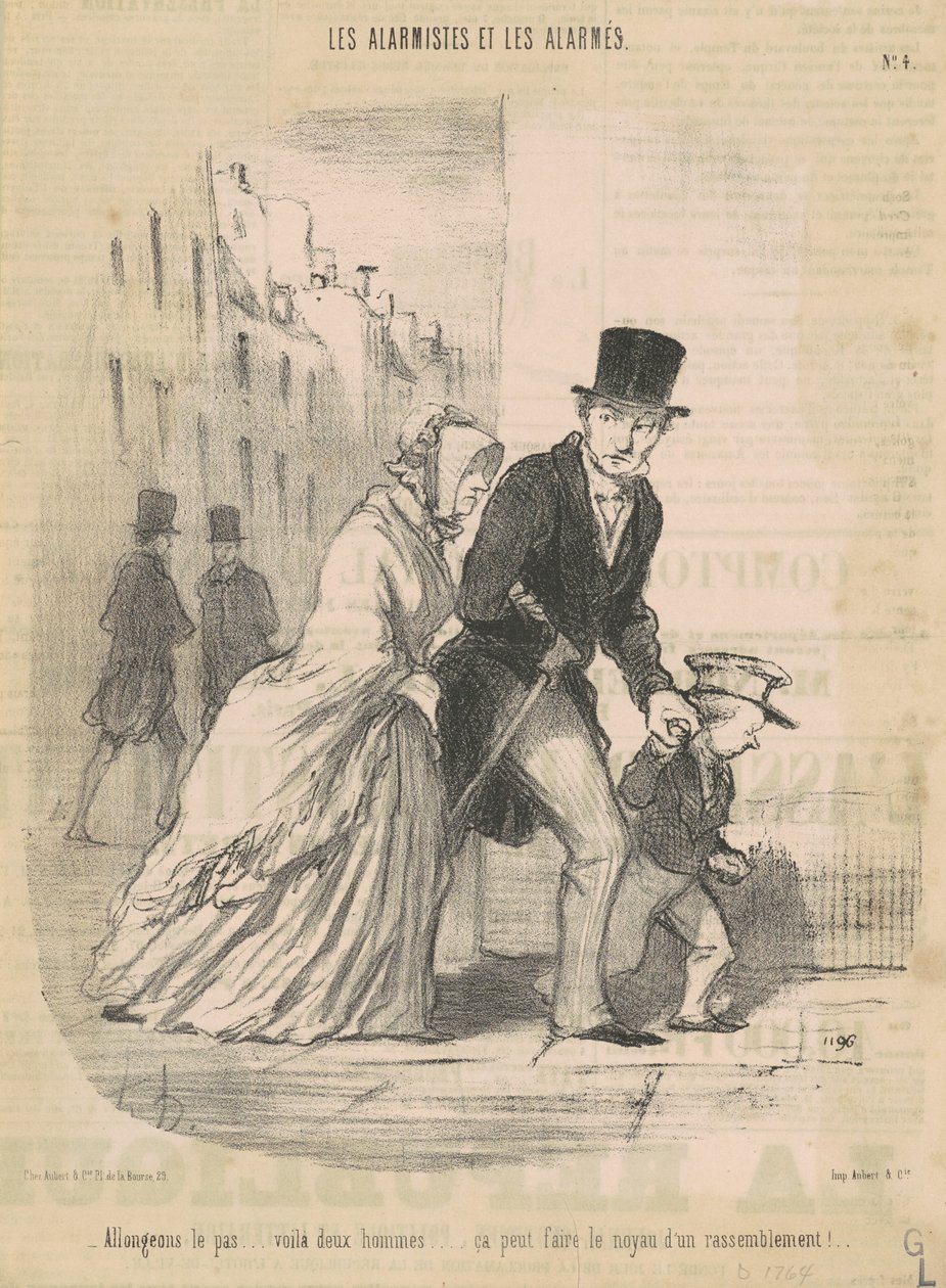 Prodlužme krok...tady jsou ti muži... od Honoré Daumier