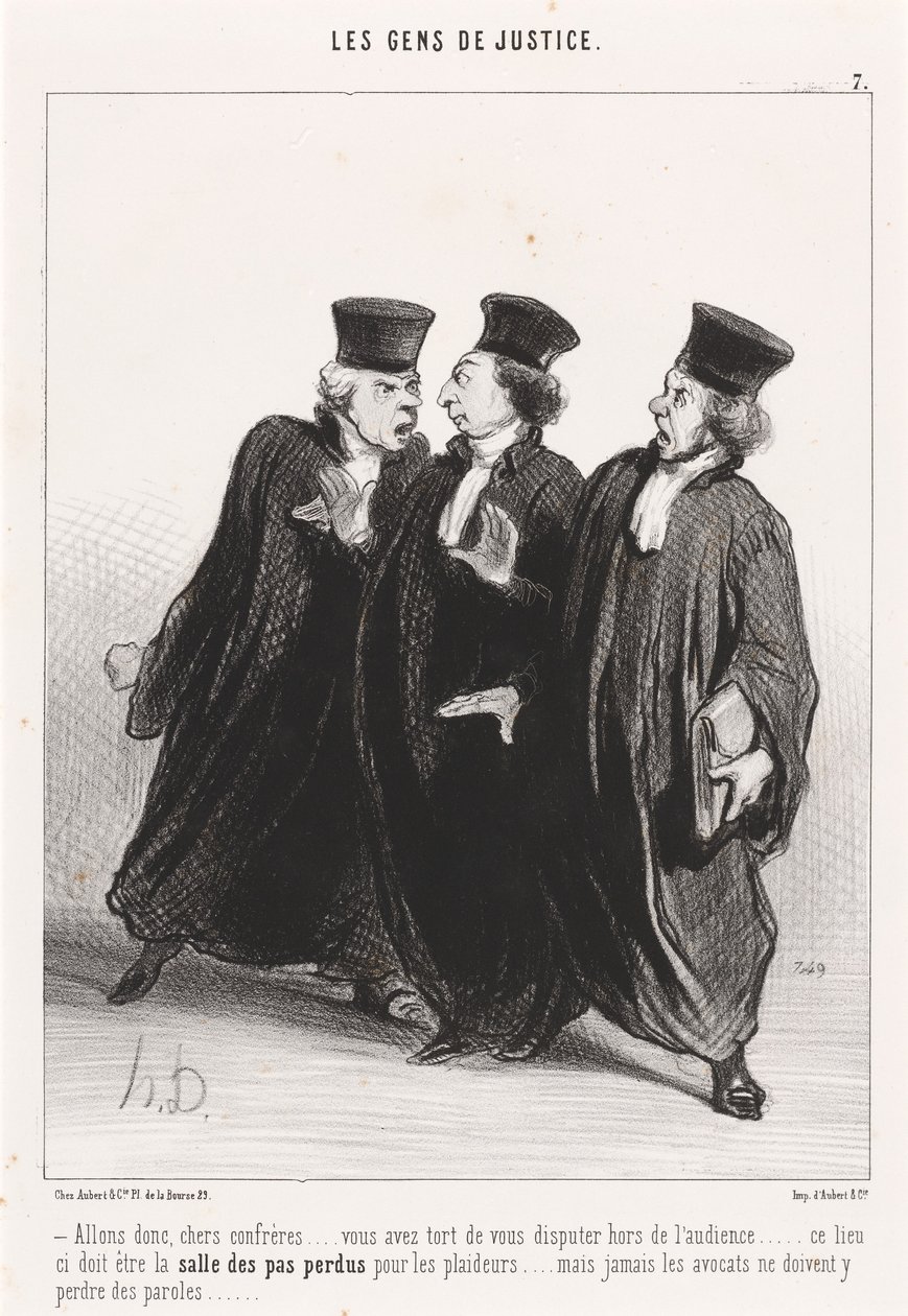 Pojďte, milí kolegové... od Honoré Daumier