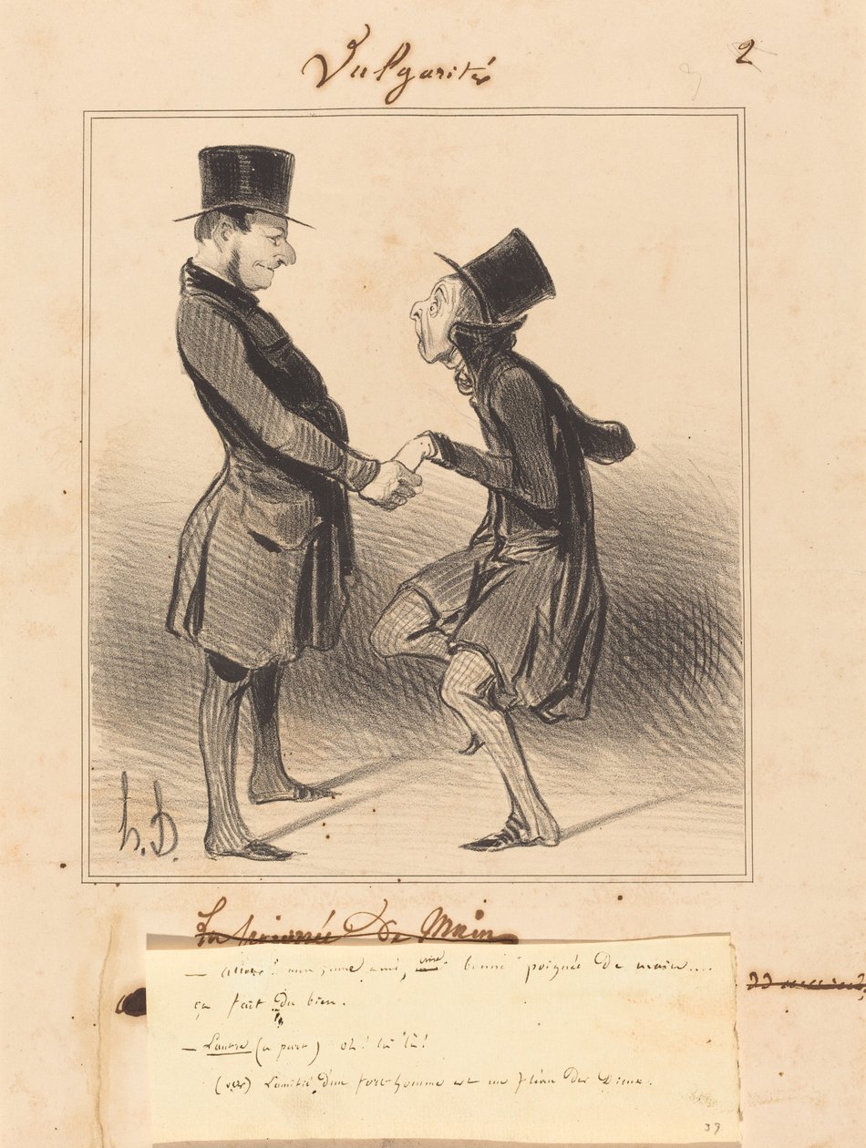 Pojďme! můj mladý příteli, dobrá hrstka... od Honoré Daumier