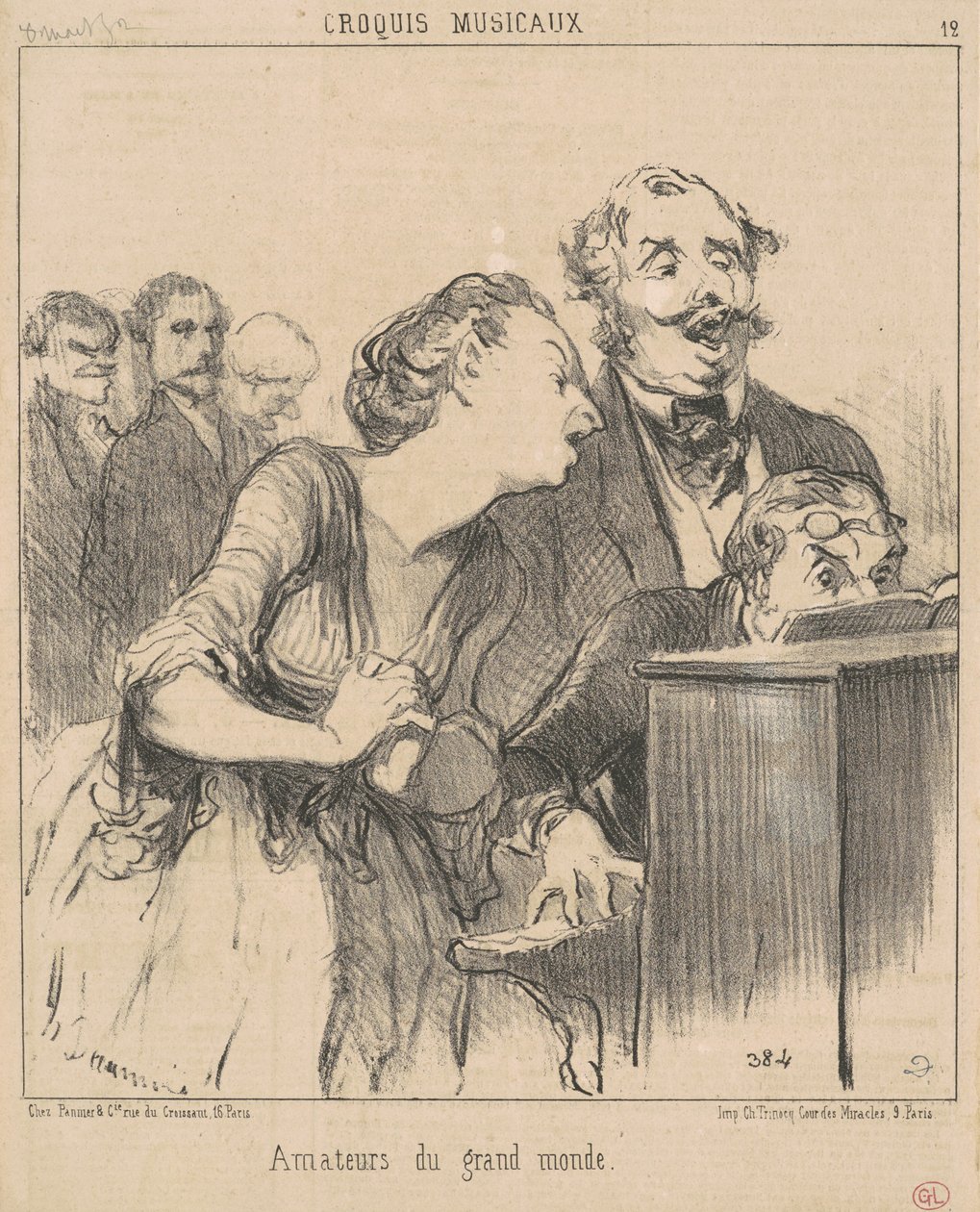 Velcí milovníci světa od Honoré Daumier