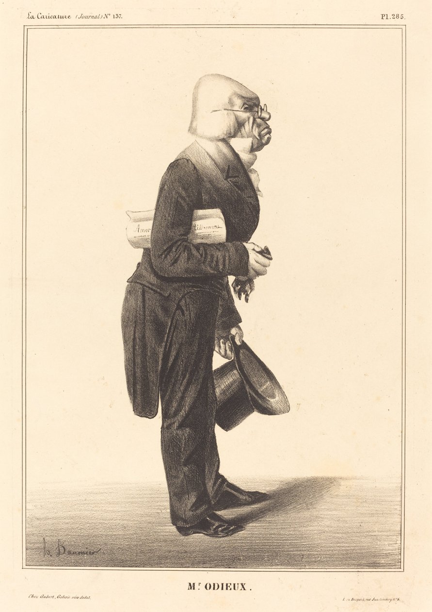 Antoine Odier od Honoré Daumier