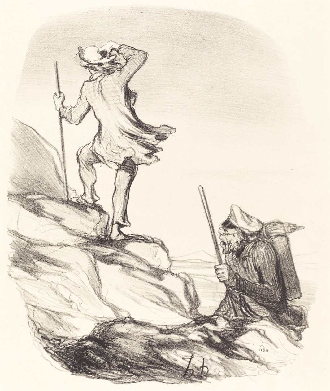 Vidíš civilizované místo... od Honoré Daumier