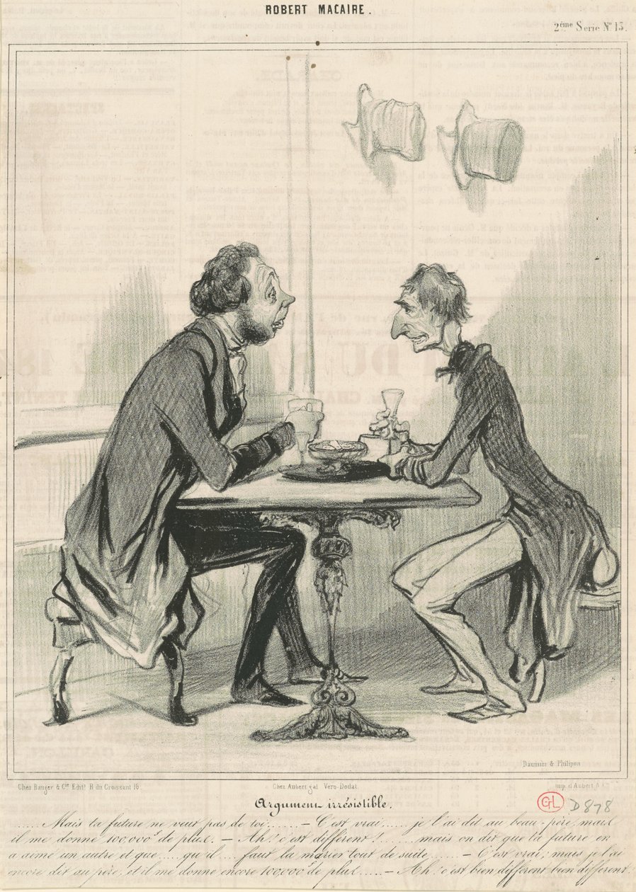 neodolatelný argument od Honoré Daumier