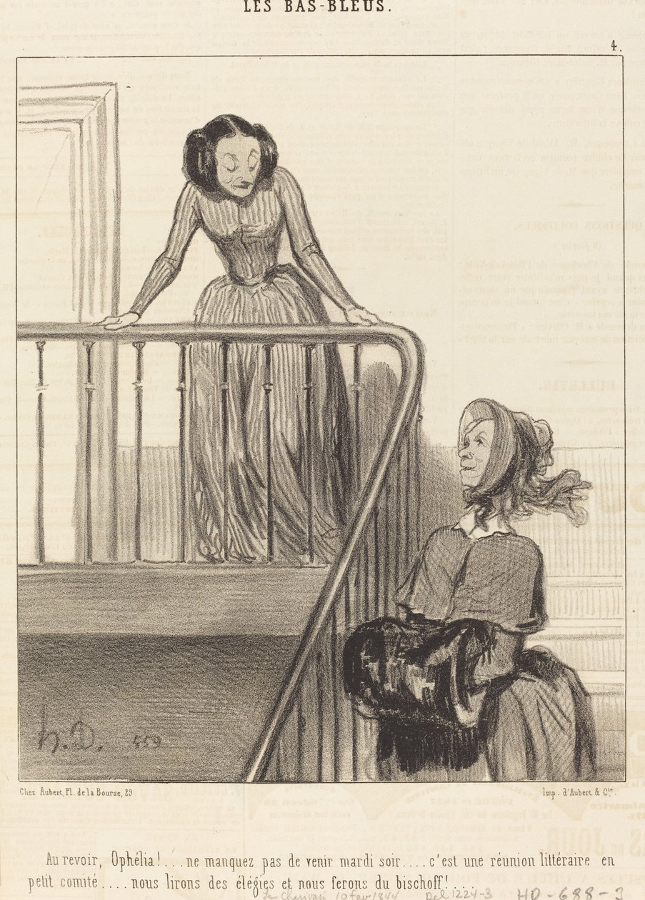Sbohem, Ofélie!...nenech si ujít... od Honoré Daumier