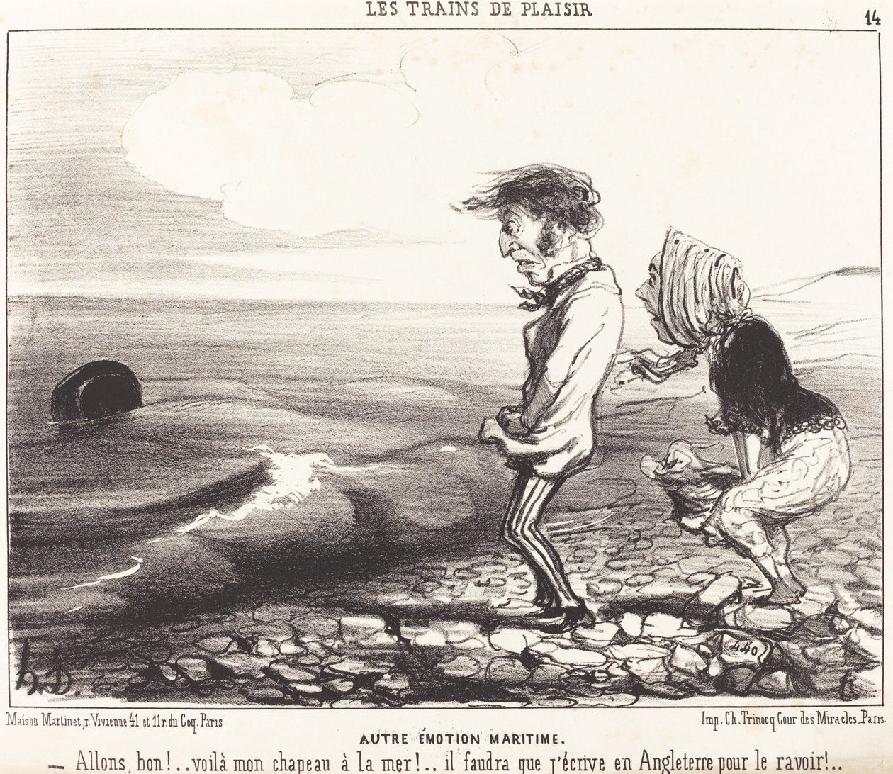 Další námořní emoce od Honoré Daumier