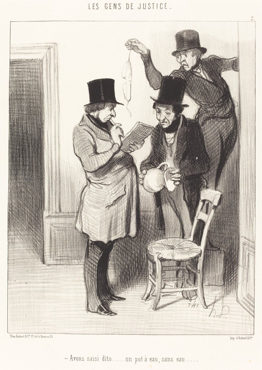 Vzali jsme to... hrnec s vodou, bez vody od Honoré Daumier