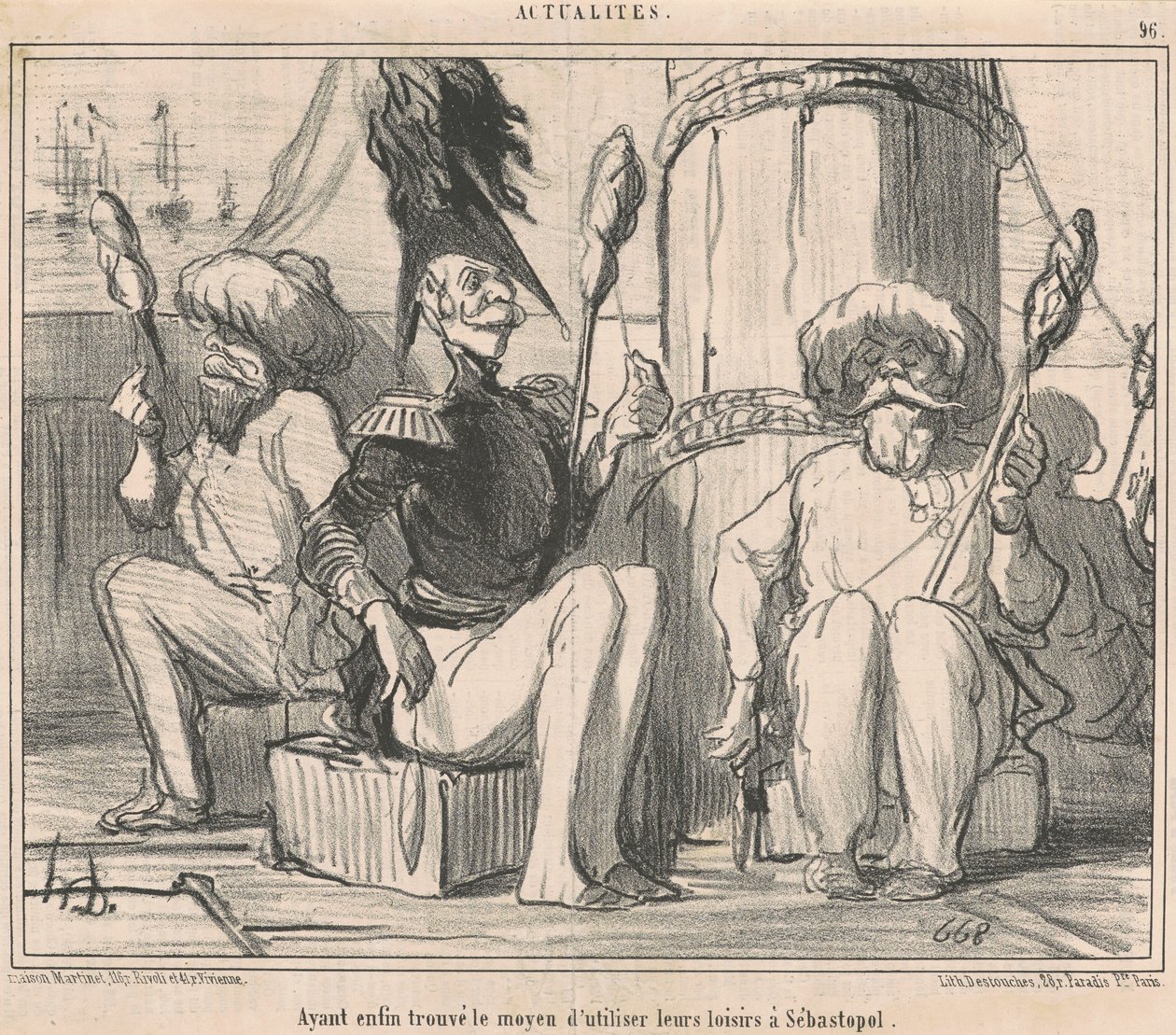 Konečně našli způsob, jak využít své koníčky! od Honoré Daumier