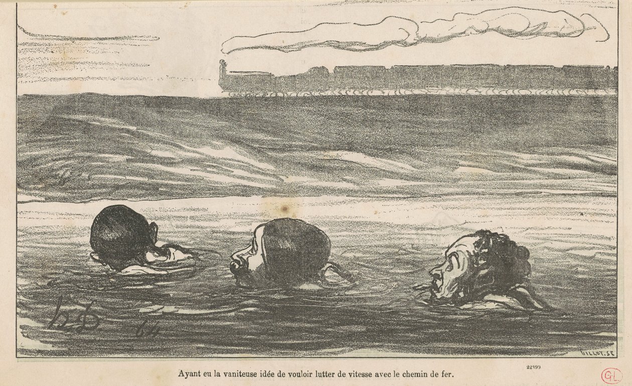 S marnou myšlenkou chtít... od Honoré Daumier