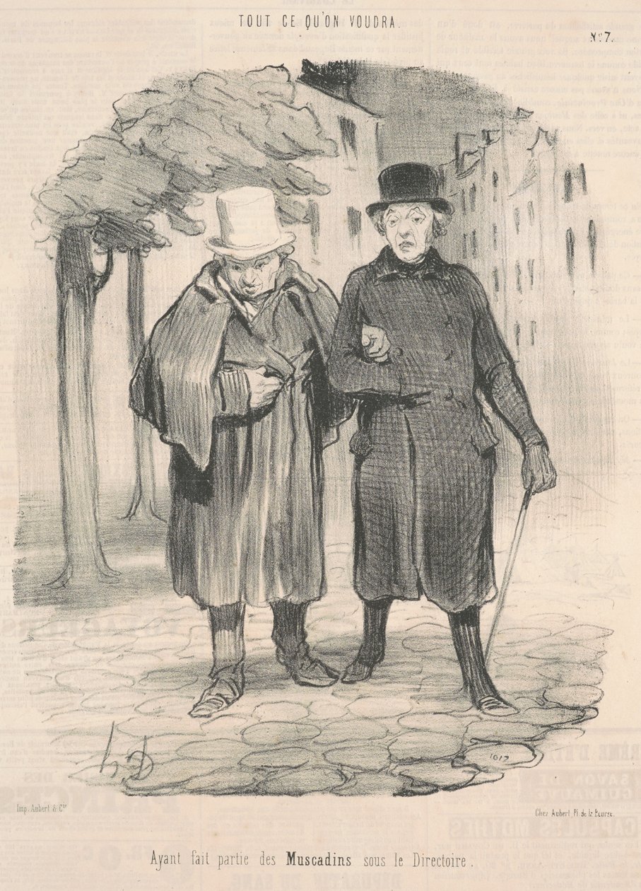 Byl součástí muskadinů pod správní radou od Honoré Daumier