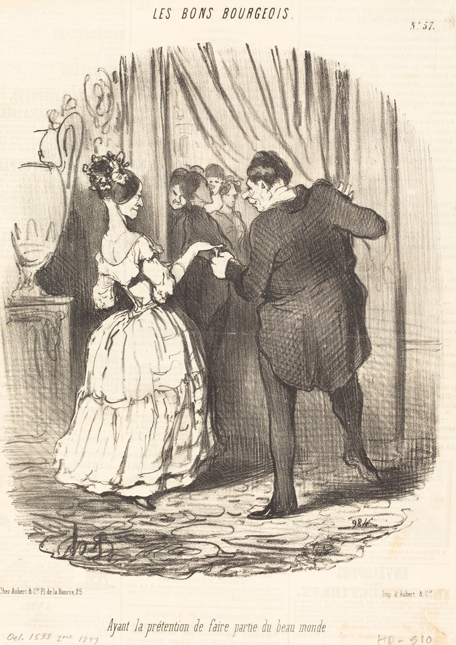 Tvrdit, že jste součástí krásného světa od Honoré Daumier